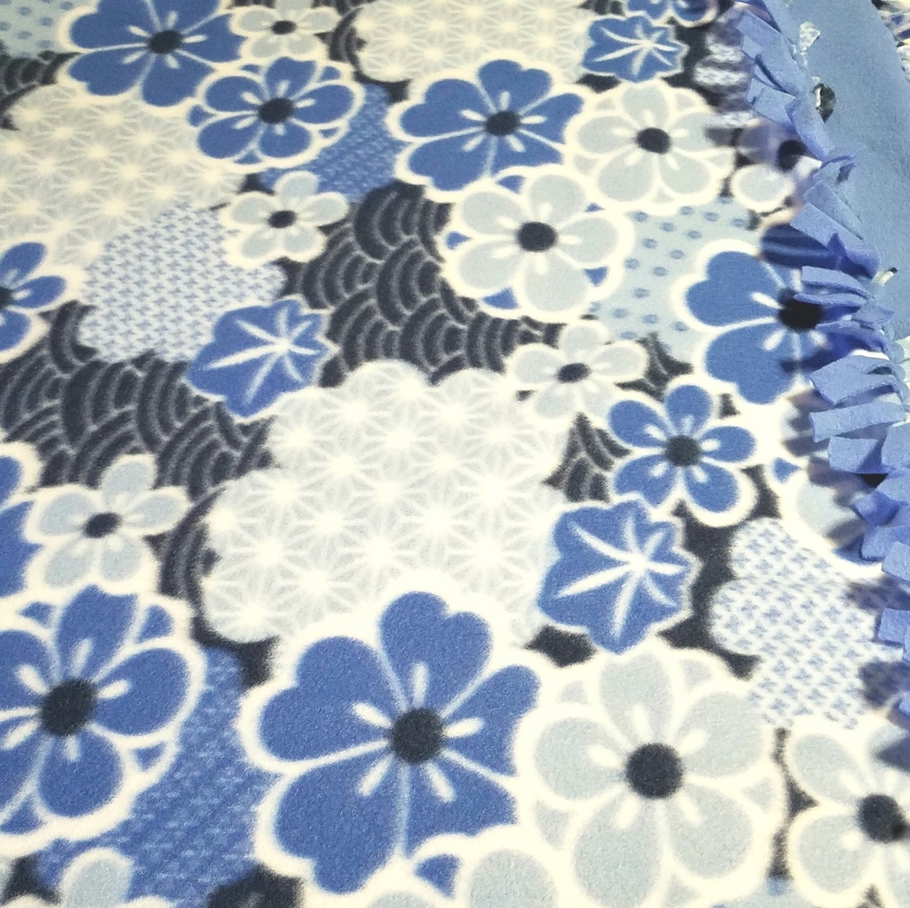 New, handmade throw blanket